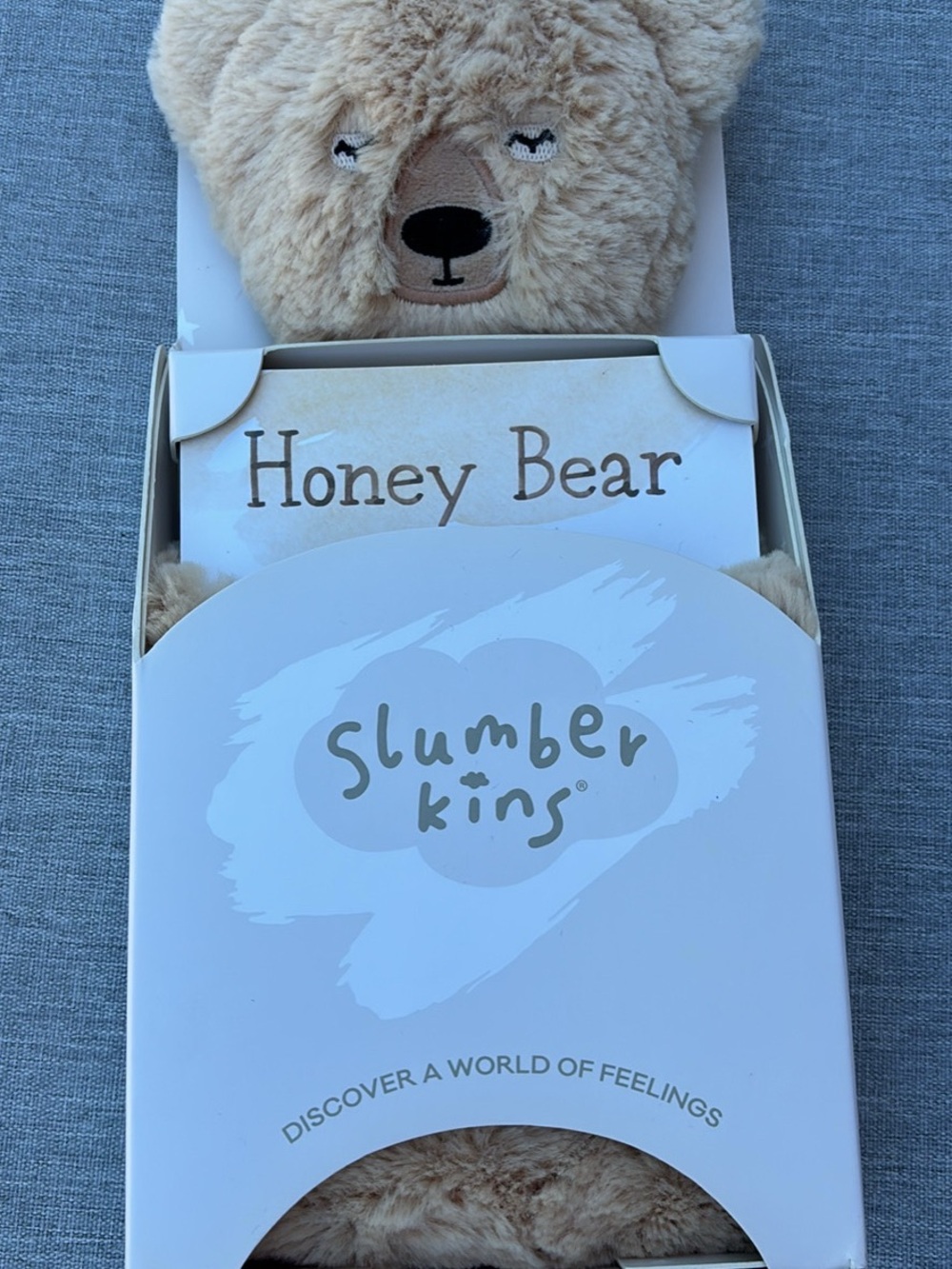 Slumberkins Honey Bear Plush and book combo - slumberkins
